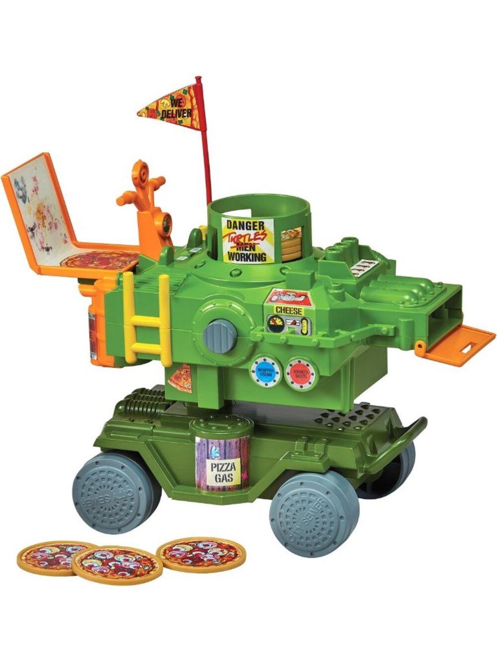 Classic Pizza Thrower Vehicle for Kids | Teenage Mutant Ninja Turtles Toy